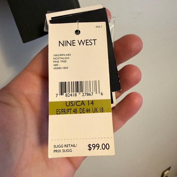 NWT Nine West Women's Blazer - Olive Green, size 14 - Picture 3 of 3